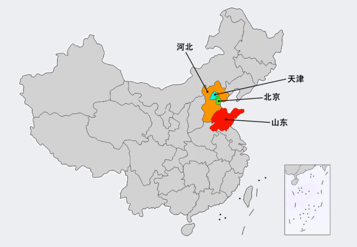 青岛一成科技服务覆盖区域图